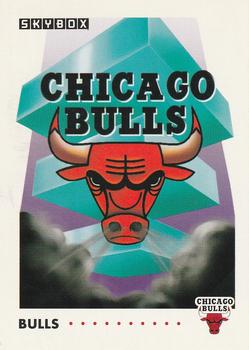 #354 Chicago Bulls Logo - Chicago Bulls - 1991-92 SkyBox Basketball
