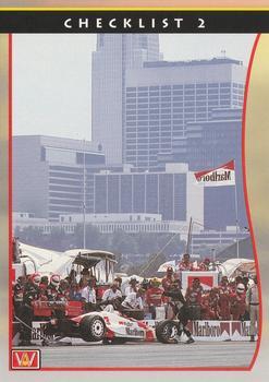 #54 Checklist - - 1992 All World Indy Racing