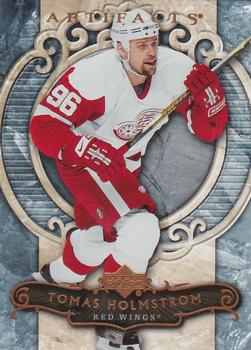 #54 Tomas Holmstrom - Detroit Red Wings - 2007-08 Upper Deck Artifacts Hockey