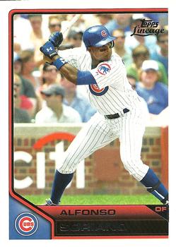 #54 Alfonso Soriano - Chicago Cubs - 2011 Topps Lineage Baseball