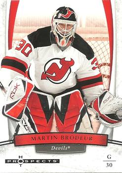 #54 Martin Brodeur - New Jersey Devils - 2007-08 Fleer Hot Prospects Hockey
