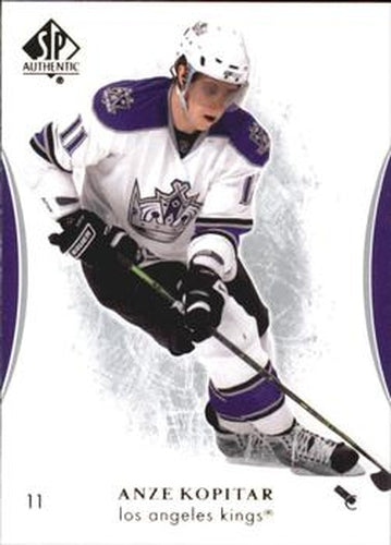 #54 Anze Kopitar - Los Angeles Kings - 2007-08 SP Authentic Hockey