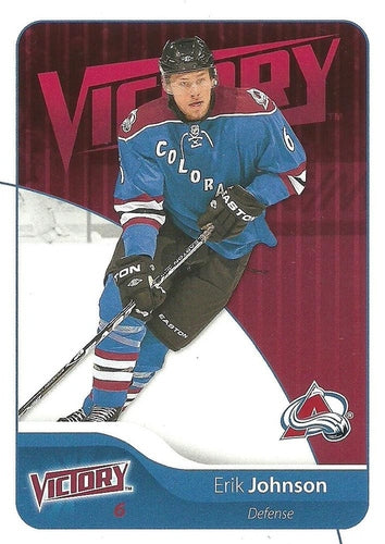 #54 Erik Johnson - Colorado Avalanche - 2011-12 Upper Deck Victory Hockey
