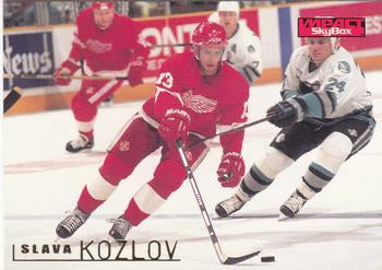 #54 Slava Kozlov - Detroit Red Wings - 1995-96 SkyBox Impact Hockey