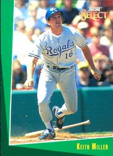#54 Keith Miller - Kansas City Royals - 1993 Select Baseball