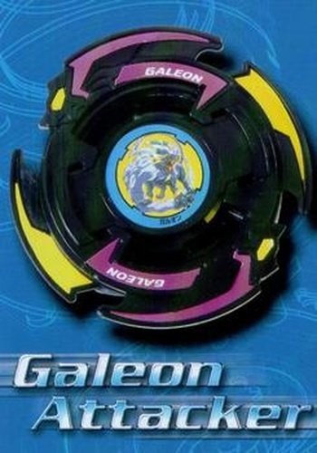 #54 Galeon Attacker - Combination - 2003 Cards Inc. Beyblade