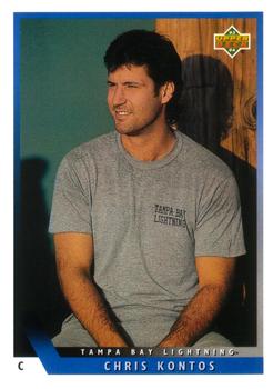 #54 Chris Kontos - Tampa Bay Lightning - 1993-94 Upper Deck Hockey