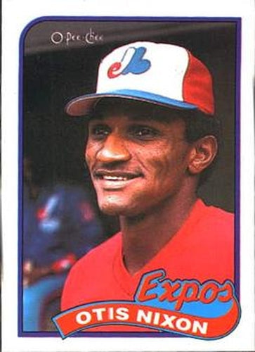 #54 Otis Nixon - Montreal Expos - 1989 O-Pee-Chee Baseball