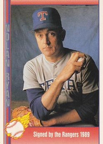 #54 Signed by Rangers 1989 - Texas Rangers - 1991 Pacific Nolan Ryan Texas Express I Baseball