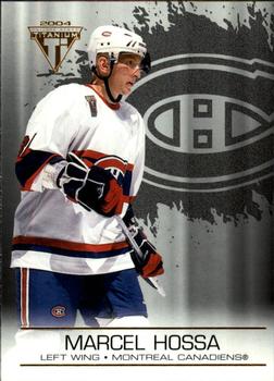 #54 Marcel Hossa - Montreal Canadiens - 2003-04 Pacific Private Stock Titanium Hockey