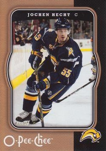 #54 Jochen Hecht - Buffalo Sabres - 2007-08 O-Pee-Chee Hockey
