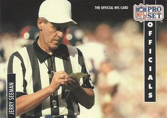 #354 Jerry Seeman - - 1991 Pro Set Football