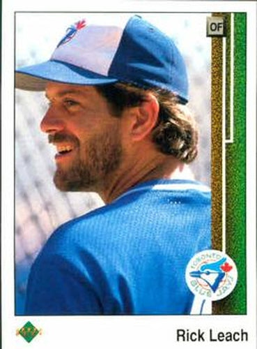 #554 Rick Leach - Toronto Blue Jays - 1989 Upper Deck Baseball