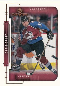 #54 Chris Drury - Colorado Avalanche - 1999-00 Upper Deck MVP Hockey