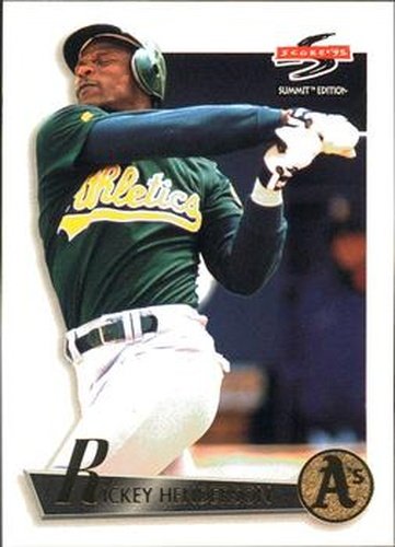 #54 Rickey Henderson - Oakland Athletics - 1995 Summit Baseball