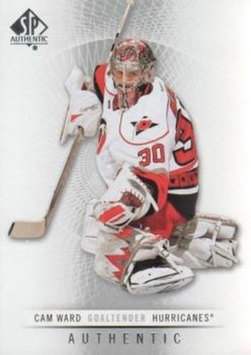#54 Cam Ward - Carolina Hurricanes - 2012-13 SP Authentic Hockey