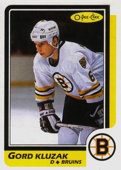 #54 Gord Kluzak - Boston Bruins - 1986-87 O-Pee-Chee Hockey