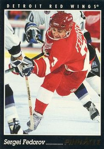 #54 Sergei Fedorov - Detroit Red Wings - 1993-94 Pinnacle Hockey