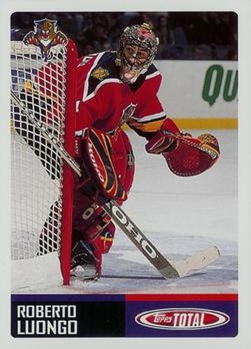 #54 Roberto Luongo - Florida Panthers - 2002-03 Topps Total Hockey