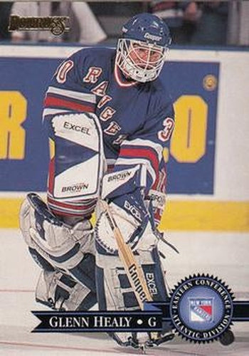 #54 Glenn Healy - New York Rangers - 1995-96 Donruss Hockey