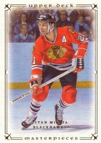 #54 Stan Mikita - Chicago Blackhawks - 2008-09 Upper Deck Masterpieces Hockey