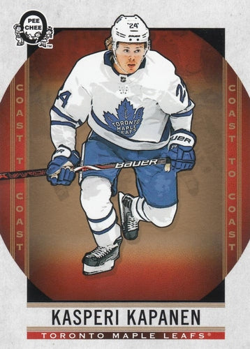 #54 Kasperi Kapanen - Toronto Maple Leafs - 2018-19 O-Pee-Chee Coast to Coast Hockey