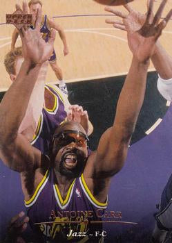 #54 Antoine Carr - Utah Jazz - 1995-96 Upper Deck Basketball