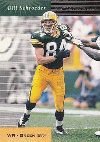 #54 Bill Schroeder - Green Bay Packers - 1999 Donruss Football