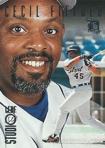 #54 Cecil Fielder - Detroit Tigers - 1996 Studio Baseball