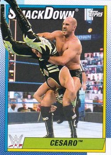 #54 Cesaro - 2021 Topps Heritage WWE Wrestling