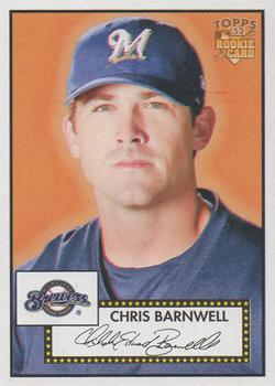 #54 Chris Barnwell - Milwaukee Brewers - 2006 Topps 1952 Edition Baseball