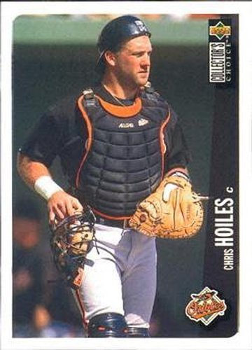 #54 Chris Hoiles - Baltimore Orioles - 1996 Collector's Choice Baseball