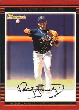#54 DAngelo Jimenez - San Diego Padres - 2002 Bowman Baseball