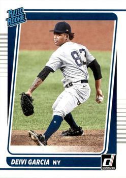 #54 Deivi Garcia - New York Yankees - 2021 Donruss Baseball