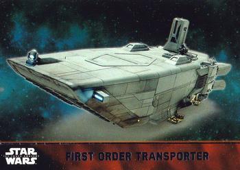 #54 First Order Transporter - 2015 Topps Star Wars The Force Awakens
