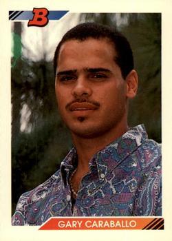 #54 Gary Caraballo - Kansas City Royals - 1992 Bowman Baseball