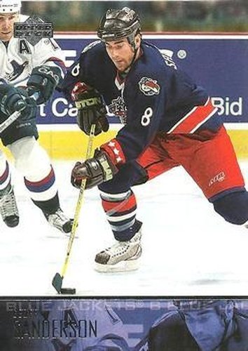 #54 Geoff Sanderson - Columbus Blue Jackets - 2003-04 Upper Deck Hockey