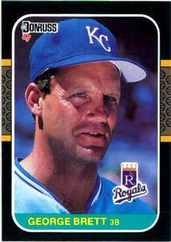 #54 George Brett - Kansas City Royals - 1987 Donruss Baseball