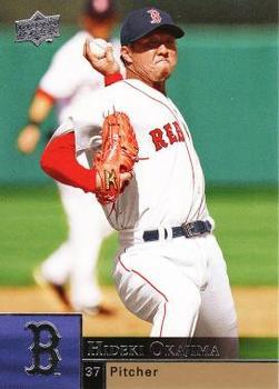 #54 Hideki Okajima - Boston Red Sox - 2009 Upper Deck Baseball