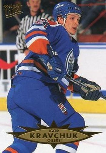 #54 Igor Kravchuk - Edmonton Oilers - 1995-96 Ultra Hockey