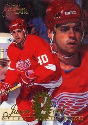 #54 Jason York - Detroit Red Wings - 1994-95 Flair Hockey