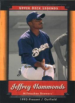 #54 Jeffrey Hammonds - Milwaukee Brewers - 2001 Upper Deck Legends Baseball