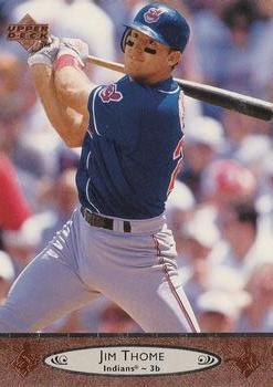 #54 Jim Thome - Cleveland Indians - 1996 Upper Deck Baseball