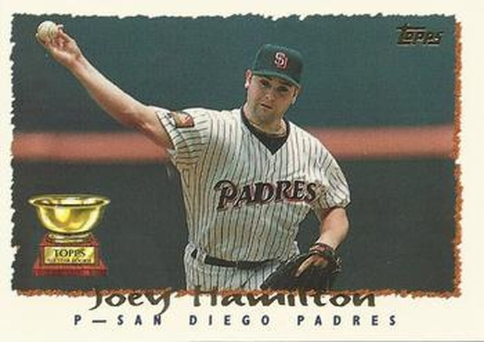 #54 Joey Hamilton - San Diego Padres - 1995 Topps Baseball