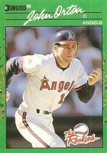 #54 John Orton - California Angels - 1990 Donruss The Rookies Baseball