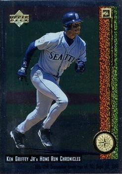 #54 Ken Griffey Jr. - Seattle Mariners - 1998 Upper Deck - Ken Griffey Jr.'s Home Run Chronicles Baseball