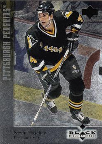 #54 Kevin Hatcher - Pittsburgh Penguins - 1996-97 Upper Deck Black Diamond Hockey