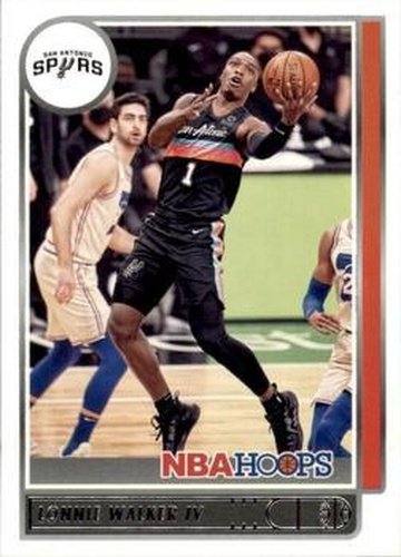 #54 Lonnie Walker IV - San Antonio Spurs - 2021-22 Hoops Basketball