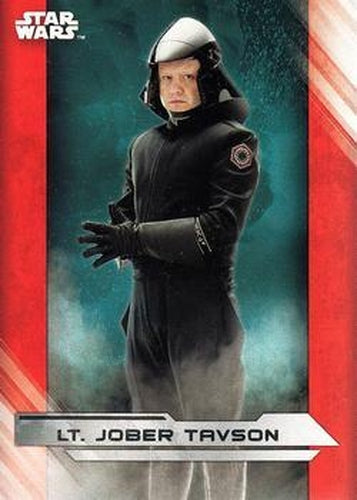 #54 Lt. Jober Tavson - 2017 Topps Star Wars The Last Jedi