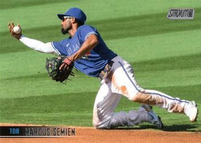#54 Marcus Semien - Toronto Blue Jays - 2021 Stadium Club Baseball